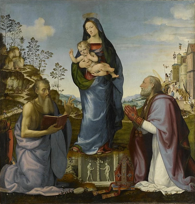 Madonna col Bambino e i santi Giacomo e Zanobi - Museo del Louvre, Parigi